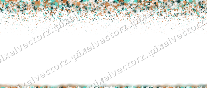 Nahtloser Glitzerregen aus Herzen in Orange auf transparentem Grund