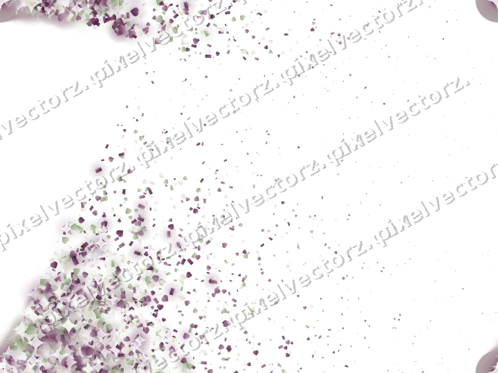 Nahtloser Glitzerfächer in Dunkelmagenta auf transparentem Grund
