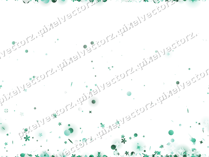 Nahtloser Glitzeraufstieg auf transparentem Grund