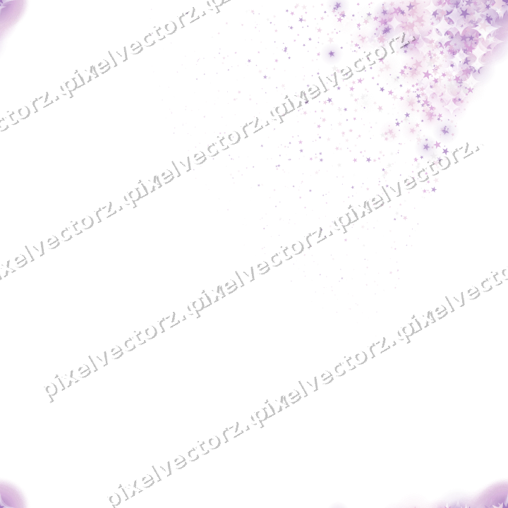 Nahtloser Glitzerfächer aus Sternen in Magenta auf transparentem Grund