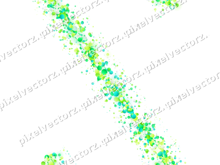 Nahtloses Glitzerband aus Punkten in Grün auf transparentem Grund