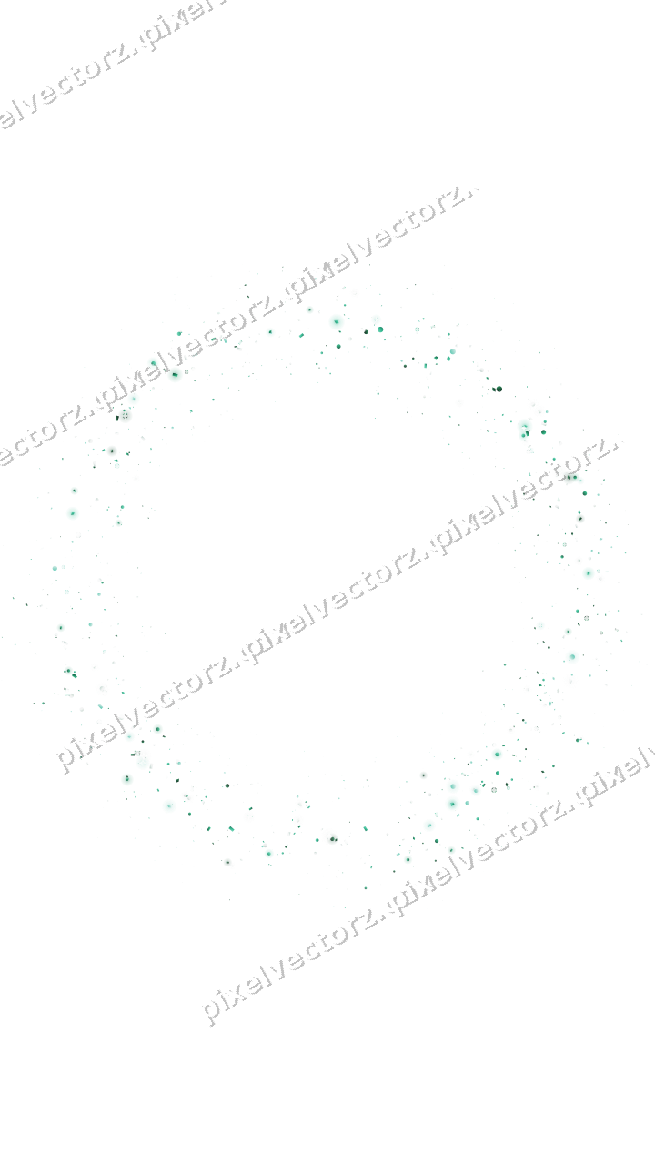 Nahtloser Glitzerkranz aus Punkten und Rauten auf transparentem Grund