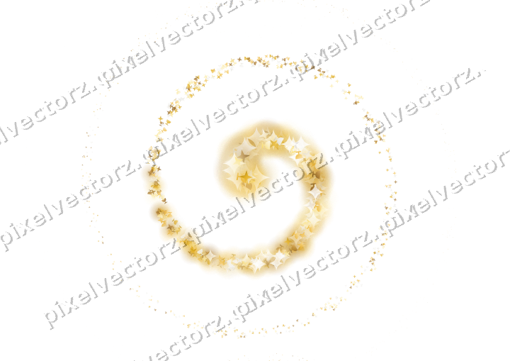 Nahtlose Glitzerspirale auf transparentem Grund