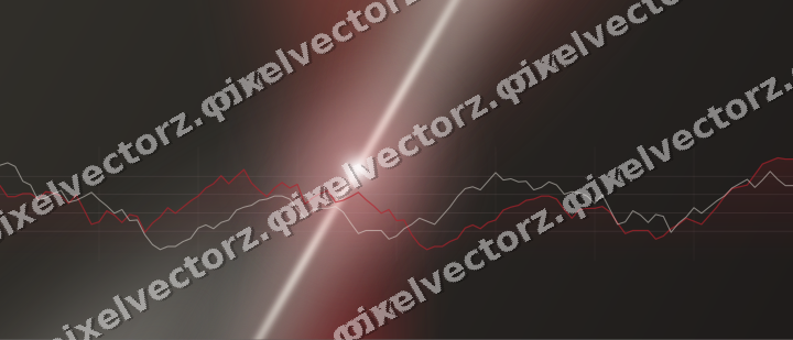 Leuchtender Neon Diagramm Hintergrund in Rot und Blassbernstein