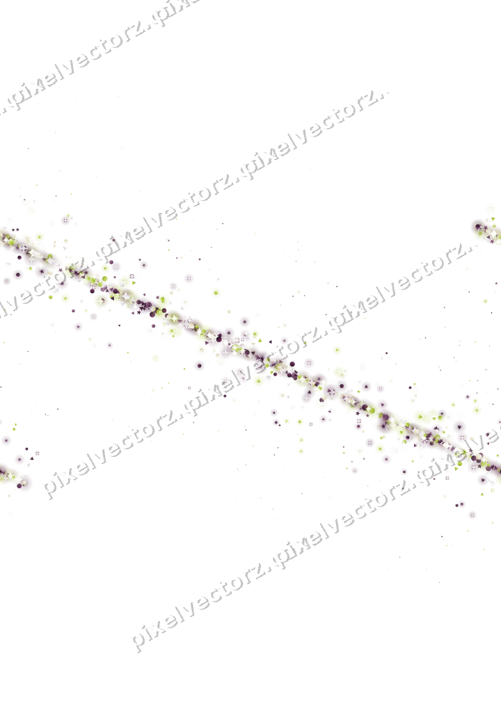 Nahtloses Glitzerband aus Sternen und Punkten auf transparentem Grund