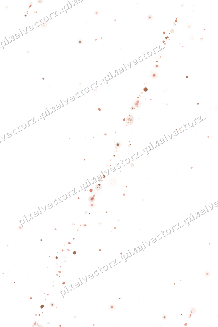 Nahtloses Glitzerband aus Sternen und Herzen auf transparentem Grund