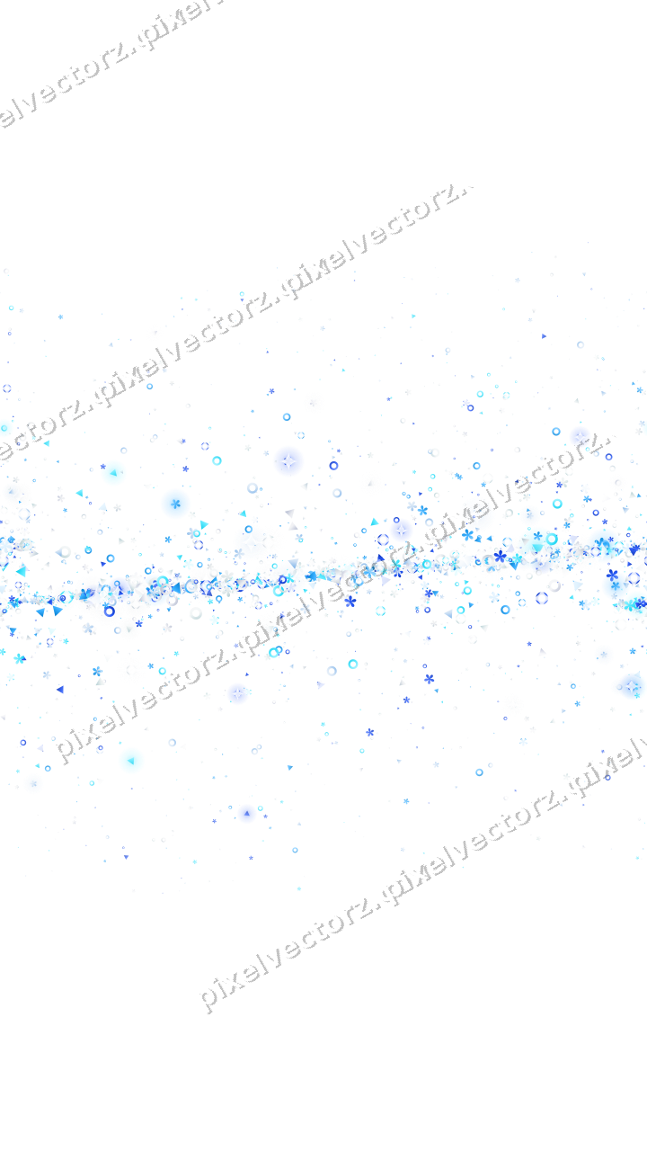 Nahtloses Glitzerband aus Blüten und Ringen auf transparentem Grund