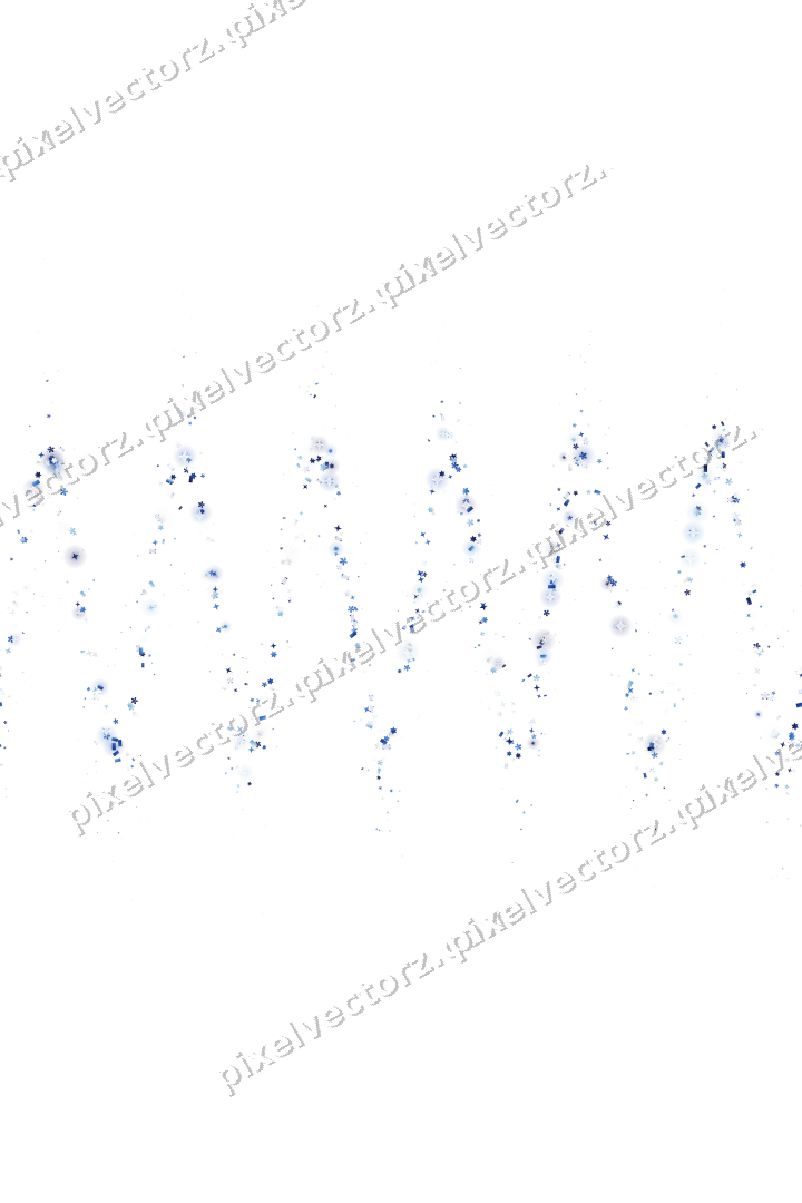Nahtlose Glitzerwelle aus Sternen und Blüten auf transparentem Grund