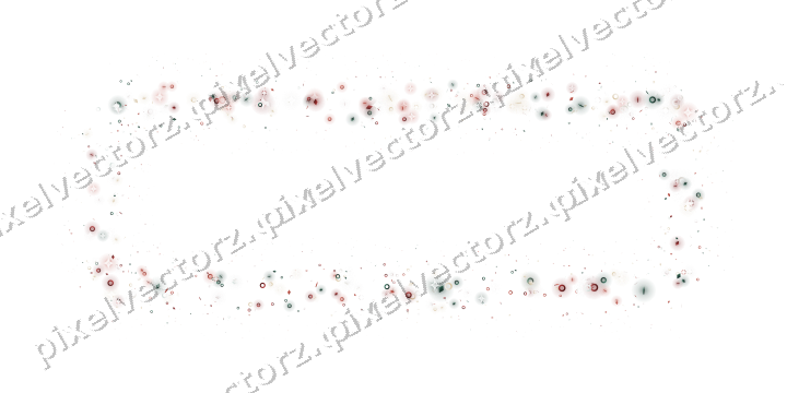 Nahtloser Glitzerrahmen aus Ringen und Rauten auf transparentem Grund
