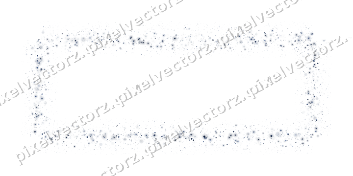 Nahtloser Glitzerrahmen aus Sternen und Herzen auf transparentem Grund