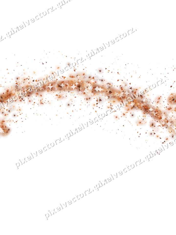 Nahtloser Glitzerbogen aus Tropfen und Rauten auf transparentem Grund