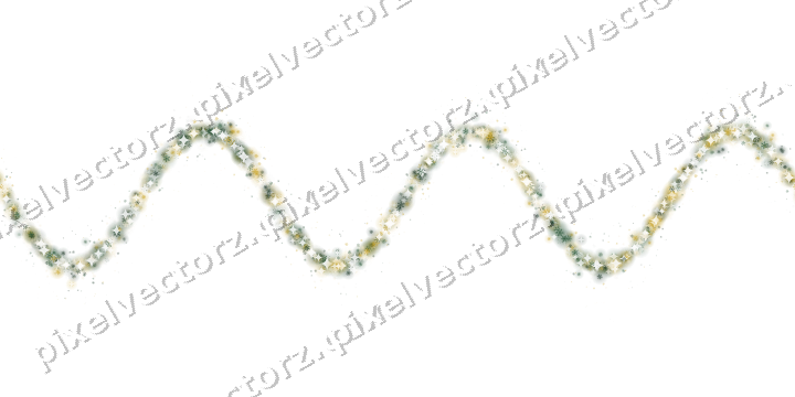 Nahtlose Glitzerwelle aus Schneeflocken auf transparentem Grund