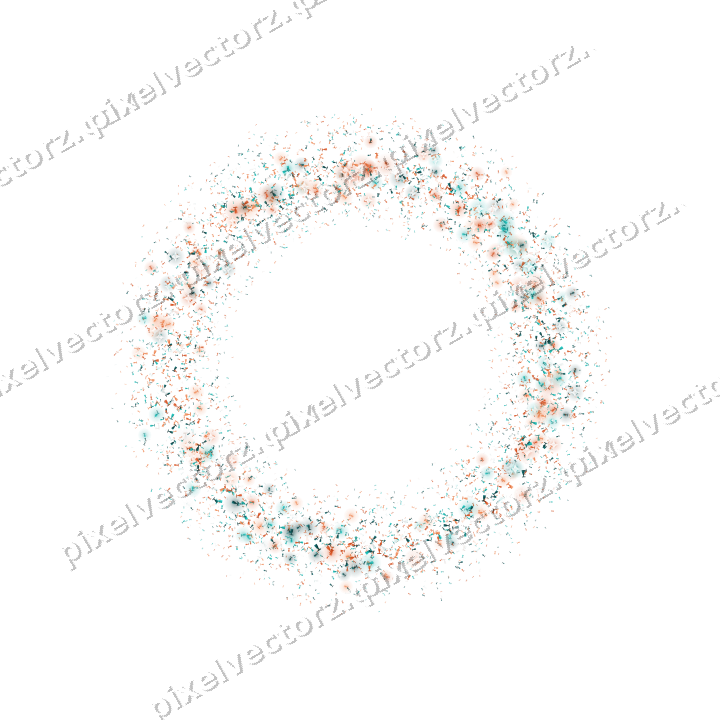Nahtloser Glitzerkranz aus Sektgläsern auf transparentem Grund