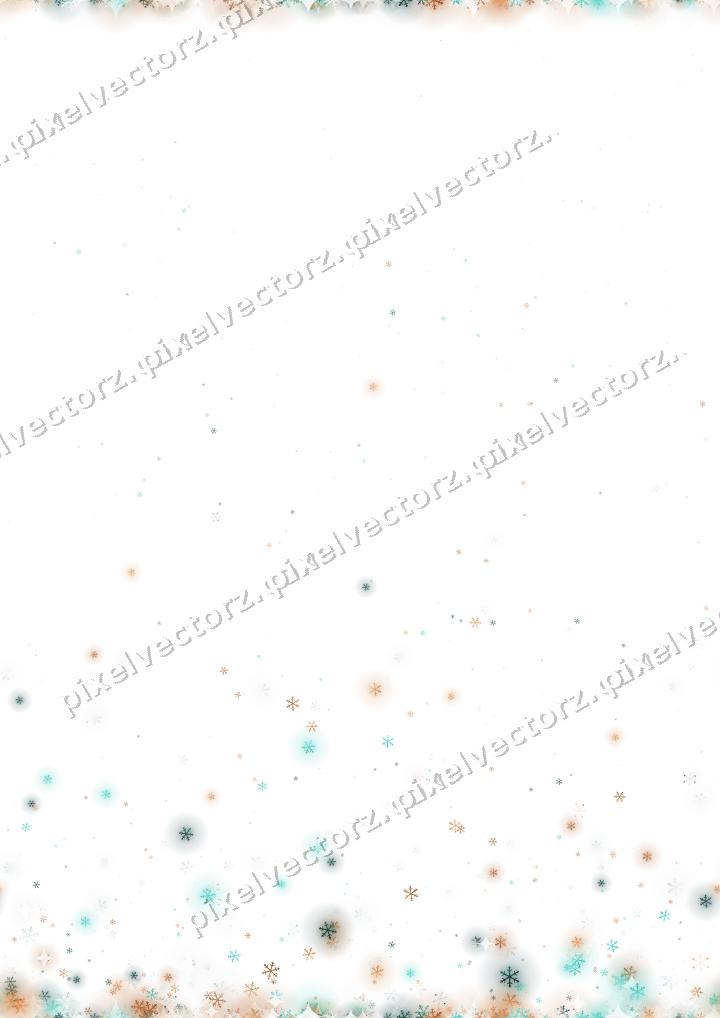 Nahtloser Glitzeraufstieg aus Schneeflocken auf transparentem Grund