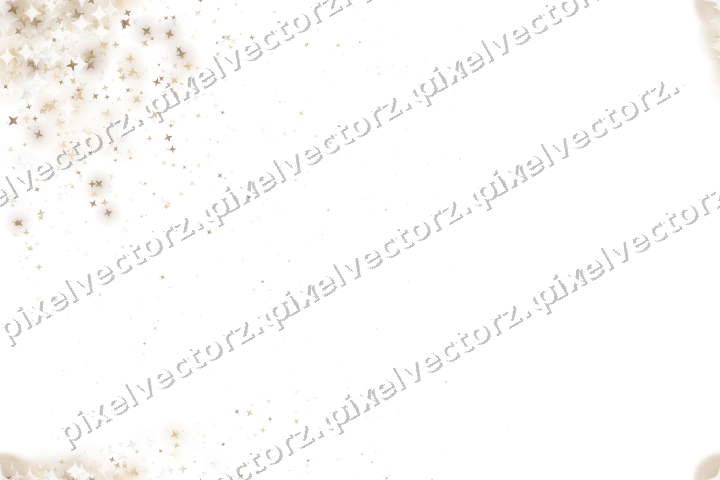 Nahtloser Glitzerfächer aus Sternen auf transparentem Grund