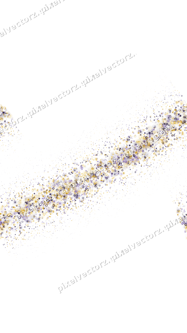 Nahtloser Glitzerbogen in Bernstein auf transparentem Grund