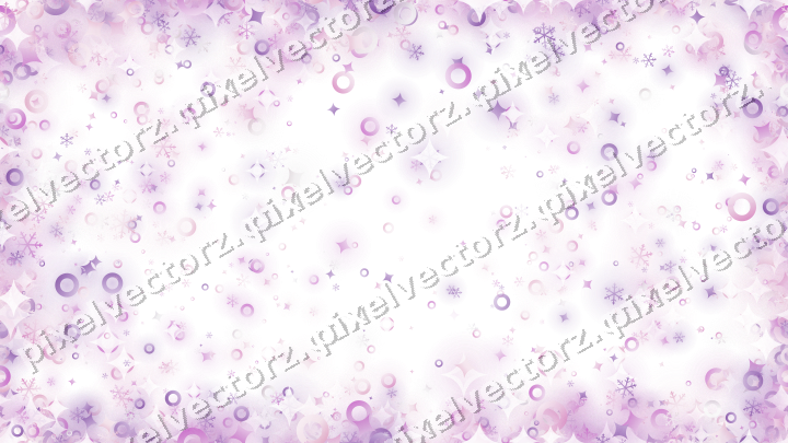 Nahtloser Randglitzer in Magenta und Violett auf transparentem Grund