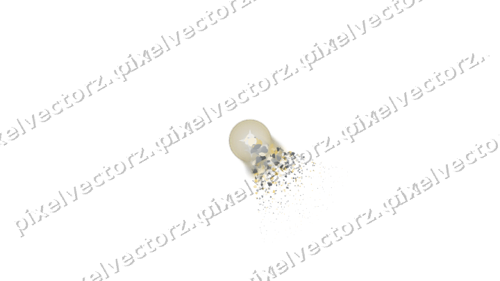 Nahtloser Glitzerfächer aus Herzen und Tropfen auf transparentem Grund