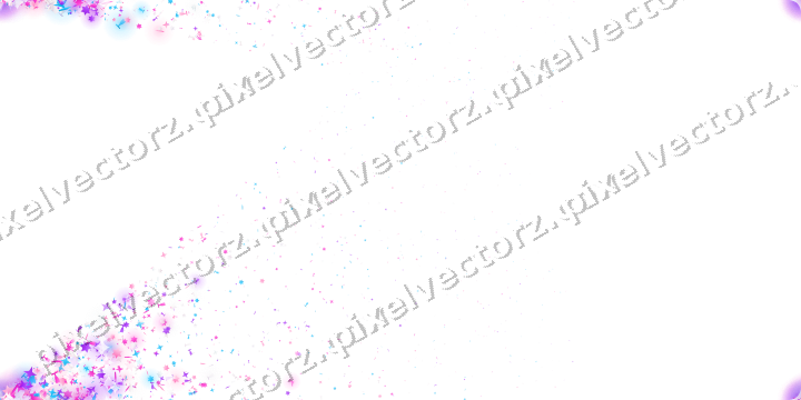 Nahtloser Glitzerfächer in Magenta und Violett auf transparentem Grund