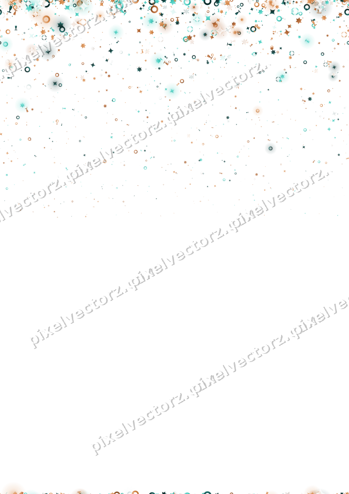 Nahtloser Glitzerregen aus Sternen und Funken auf transparentem Grund