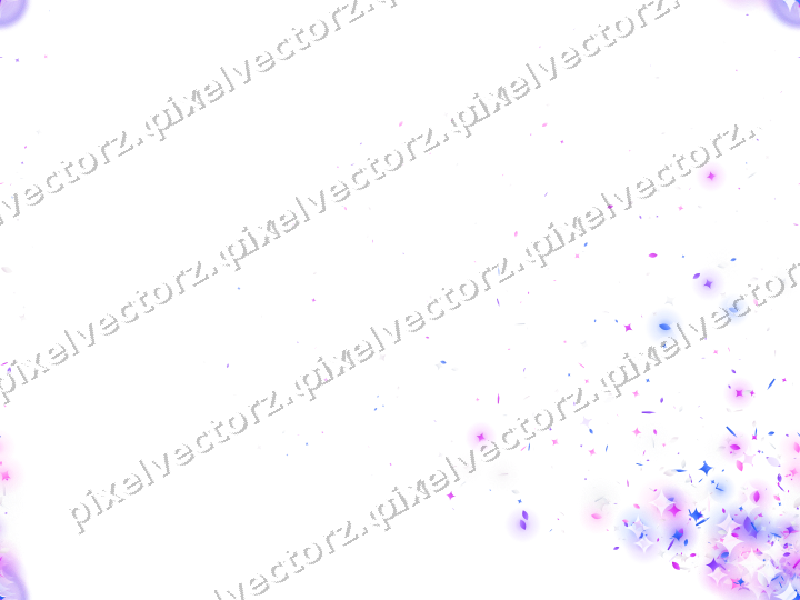 Nahtloser Glitzerfächer aus Funken und Tropfen auf transparentem Grund