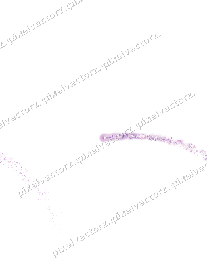 Nahtloser Sternenschweif in Magenta auf transparentem Grund