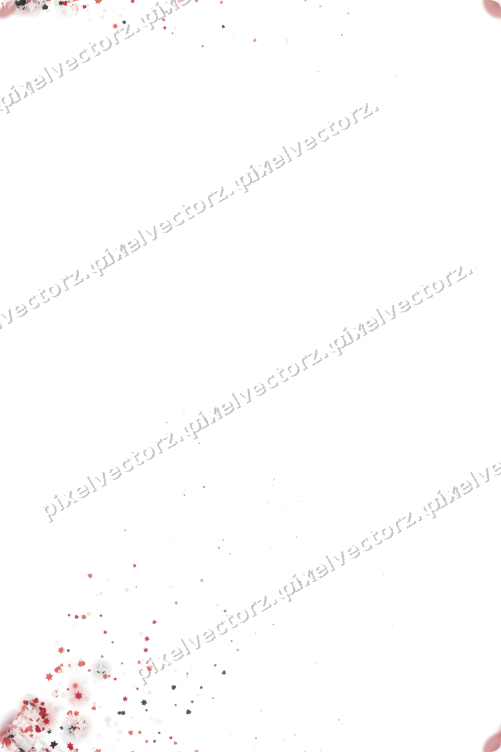 Nahtloser Glitzerfächer aus Sternen und Herzen auf transparentem Grund