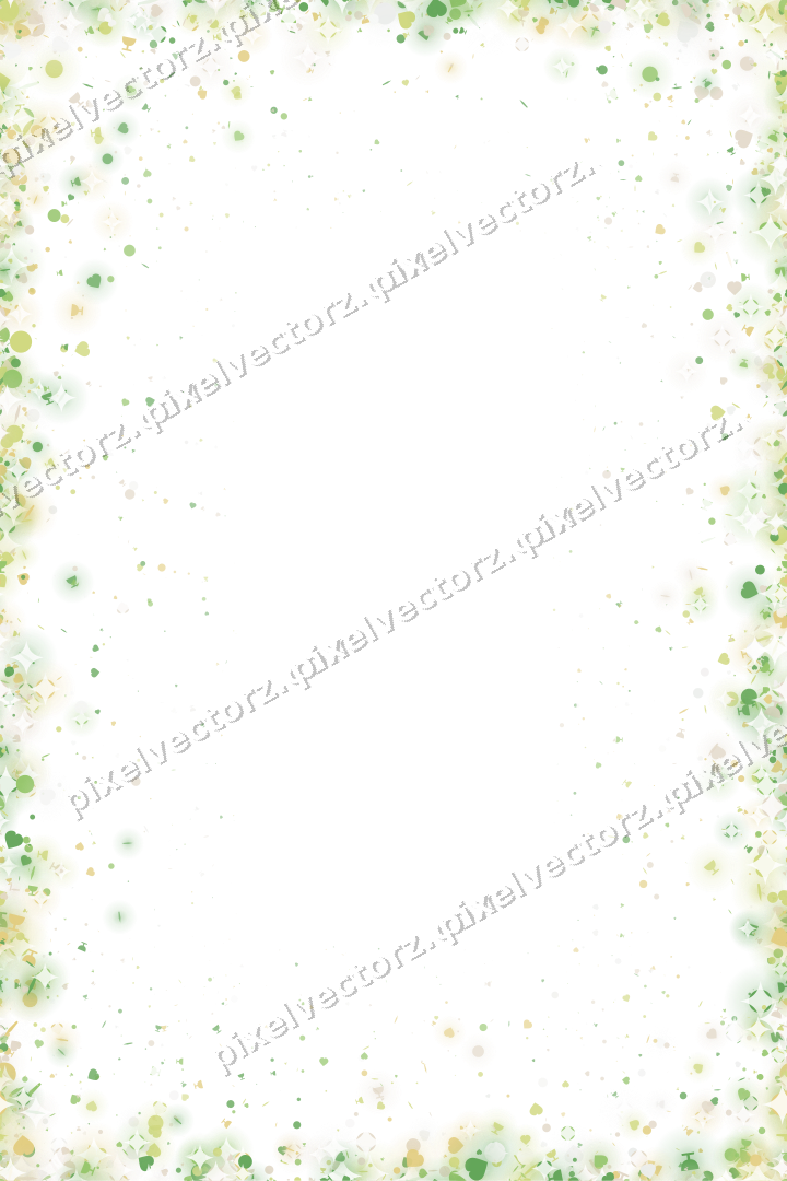 Nahtlose Glitzervignette in Limette und Gelb auf transparentem Grund