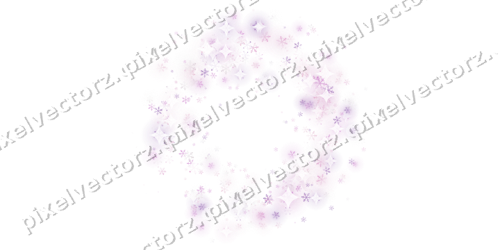 Nahtloser Glitzerkranz aus Schneeflocken auf transparentem Grund