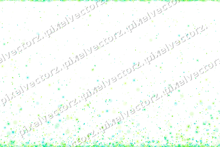 Nahtloser Glitzeraufstieg in Grün und Limette auf transparentem Grund