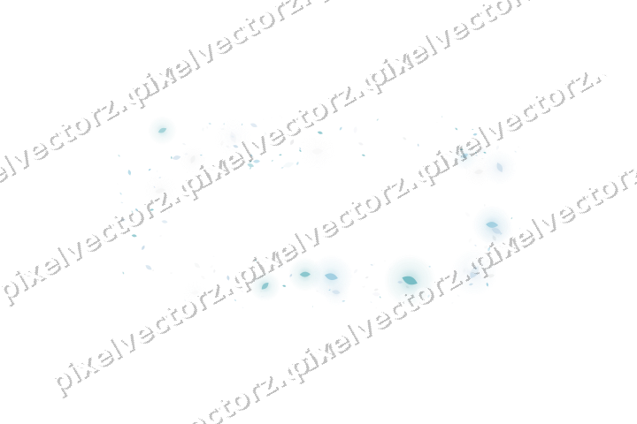 Nahtloser Glitzerrahmen aus Tropfen in Türkis auf transparentem Grund