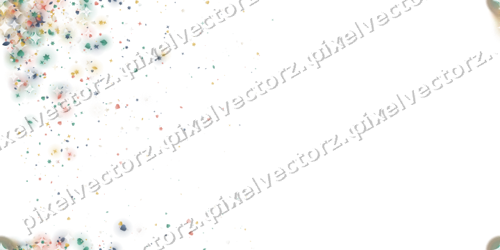 Nahtloser Glitzerfächer aus Sternen und Herzen auf transparentem Grund
