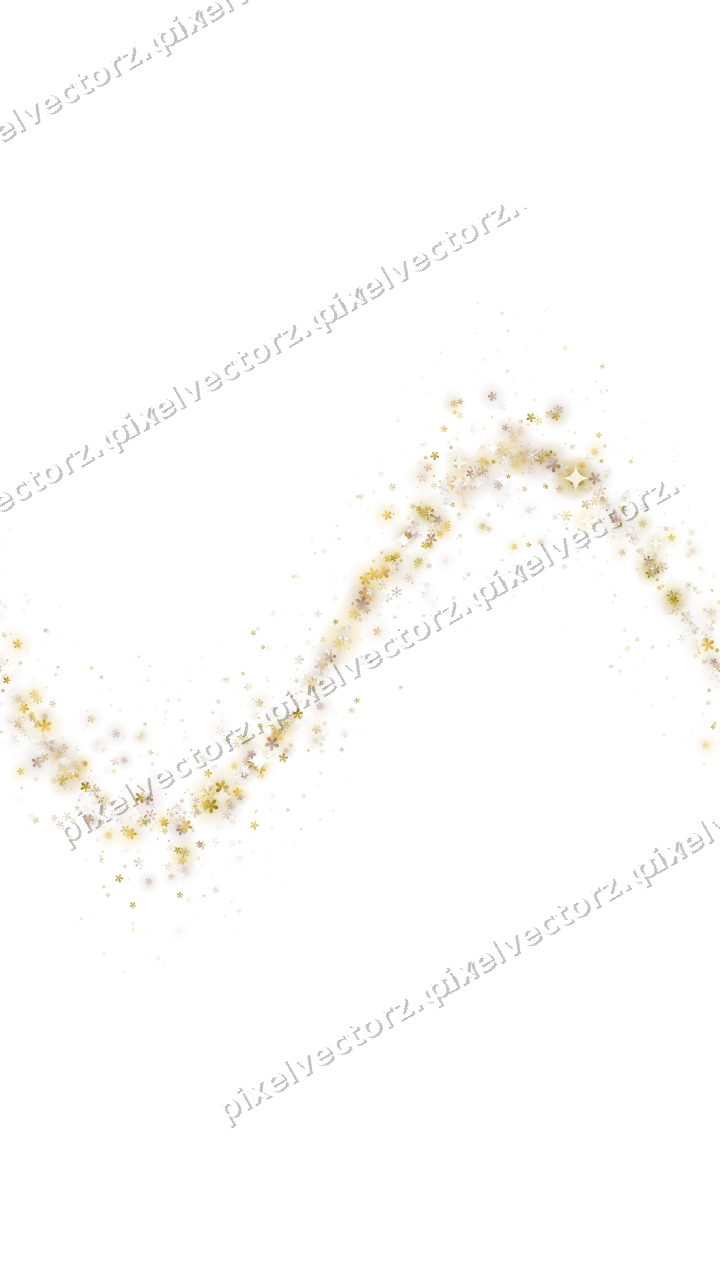 Nahtlose Glitzerwelle in Bernstein auf transparentem Grund
