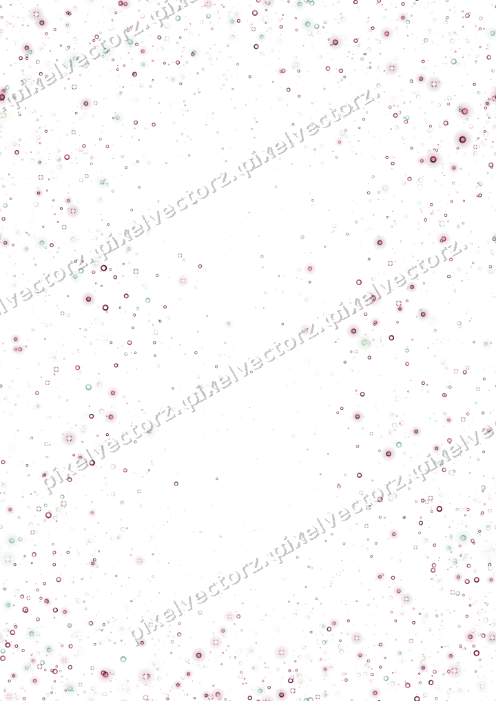 Nahtloser Glitzerkranz aus Ringen auf transparentem Grund