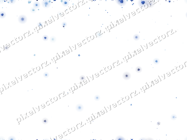 Nahtloser Glitzerregen in Blau und Türkis auf transparentem Grund