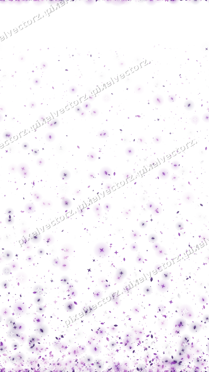 Nahtloser Glitzeraufstieg in Violett auf transparentem Grund