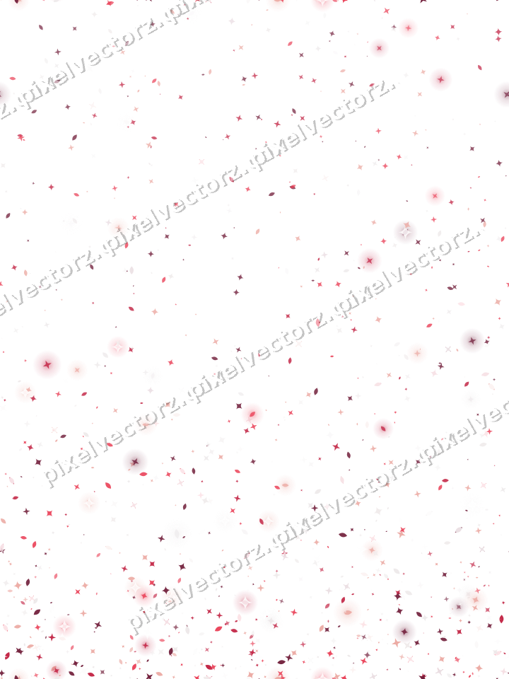 Nahtloser Glitzeraufstieg in Rosa und Rot auf transparentem Grund