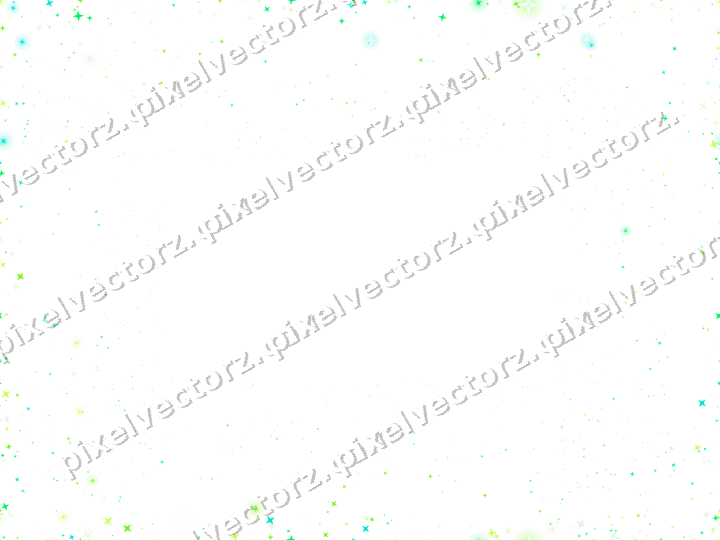 Nahtlose Glitzervignette aus Sternen in Grün auf transparentem Grund
