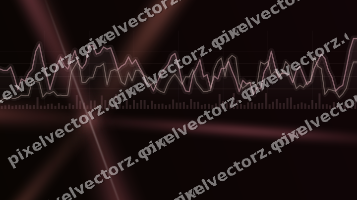 Leuchtender Neon Diagramm Hintergrund in Rosa und Rot