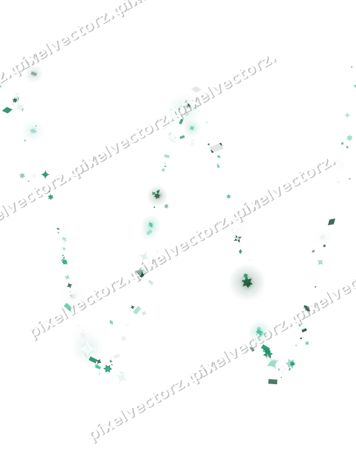 Nahtlose Glitzerwelle aus Sternen und Funken auf transparentem Grund