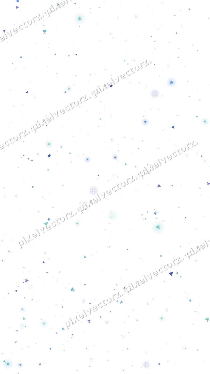 Nahtlose Glitzerstreuung in Blau und Türkis auf transparentem Grund