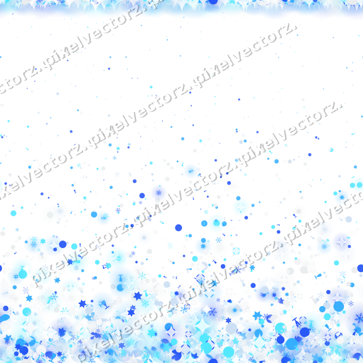 Nahtloser Glitzeraufstieg in Türkis und Blau auf transparentem Grund