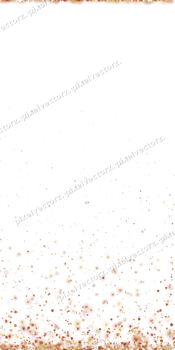 Nahtloser Glitzeraufstieg in Orange auf transparentem Grund