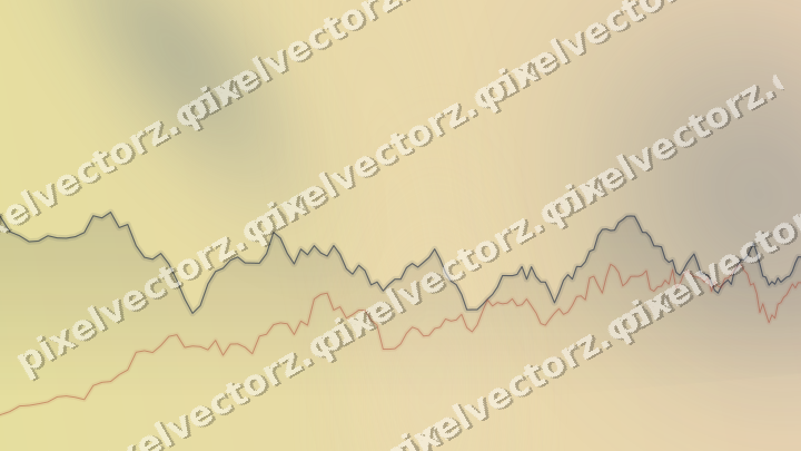 Zarter Pastell Diagramm Hintergrund in Dunkelblau und Rot
