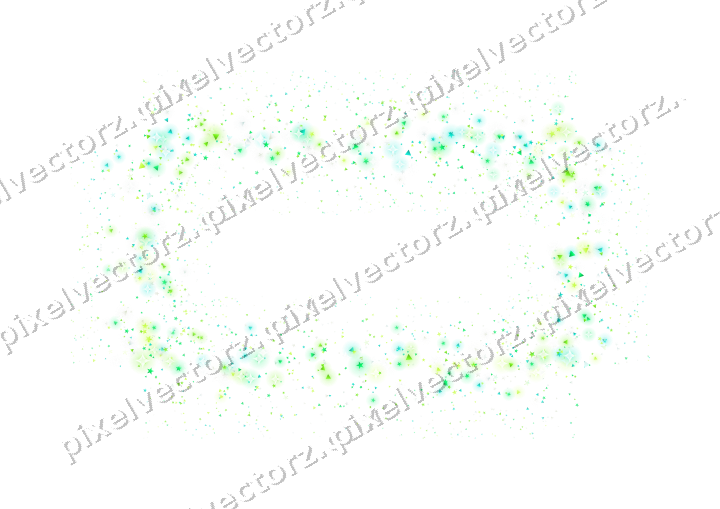 Nahtloser Glitzerrahmen in Grün und Limette auf transparentem Grund