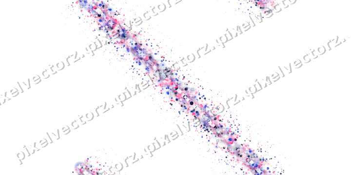 Nahtloses Glitzerband aus Sternen und Punkten auf transparentem Grund