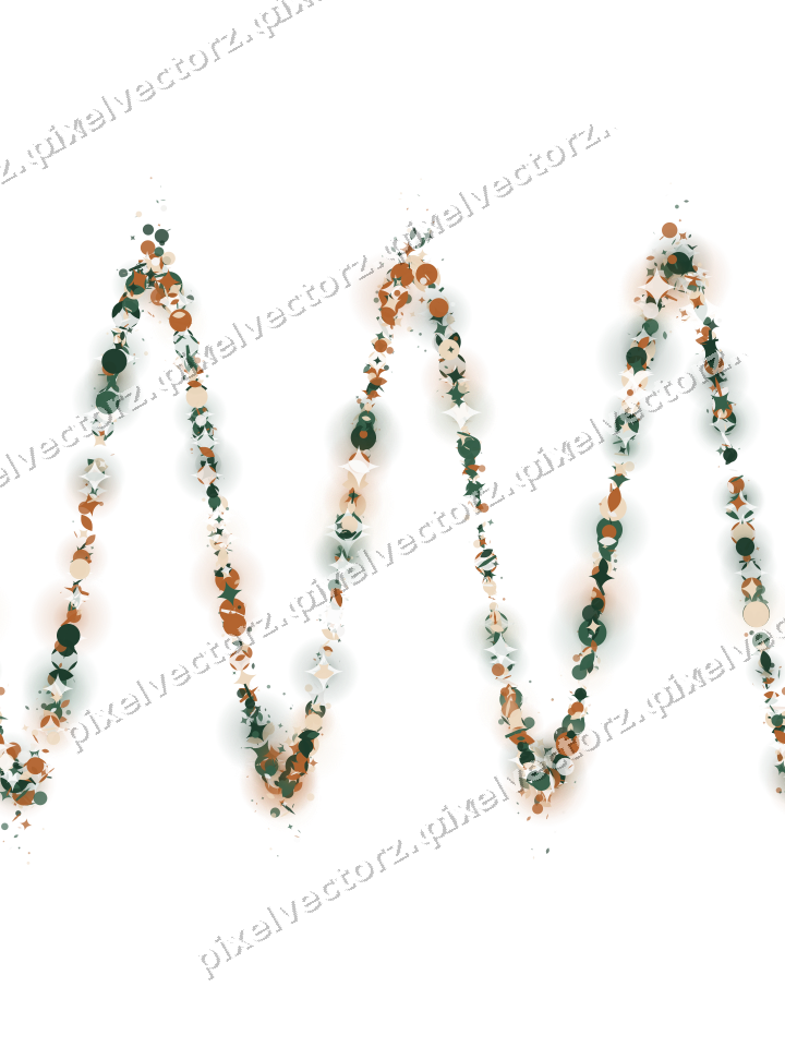 Nahtlose Glitzerwelle aus Funken und Tropfen auf transparentem Grund