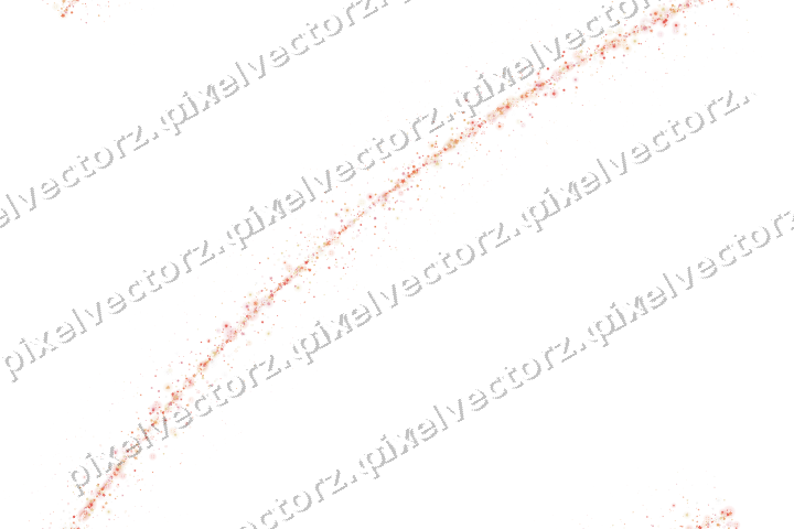 Nahtloser Glitzerbogen aus Sternen und Blüten auf transparentem Grund