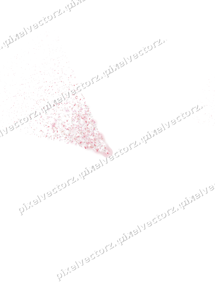 Nahtloser Glitzerfächer aus Konfetti auf transparentem Grund