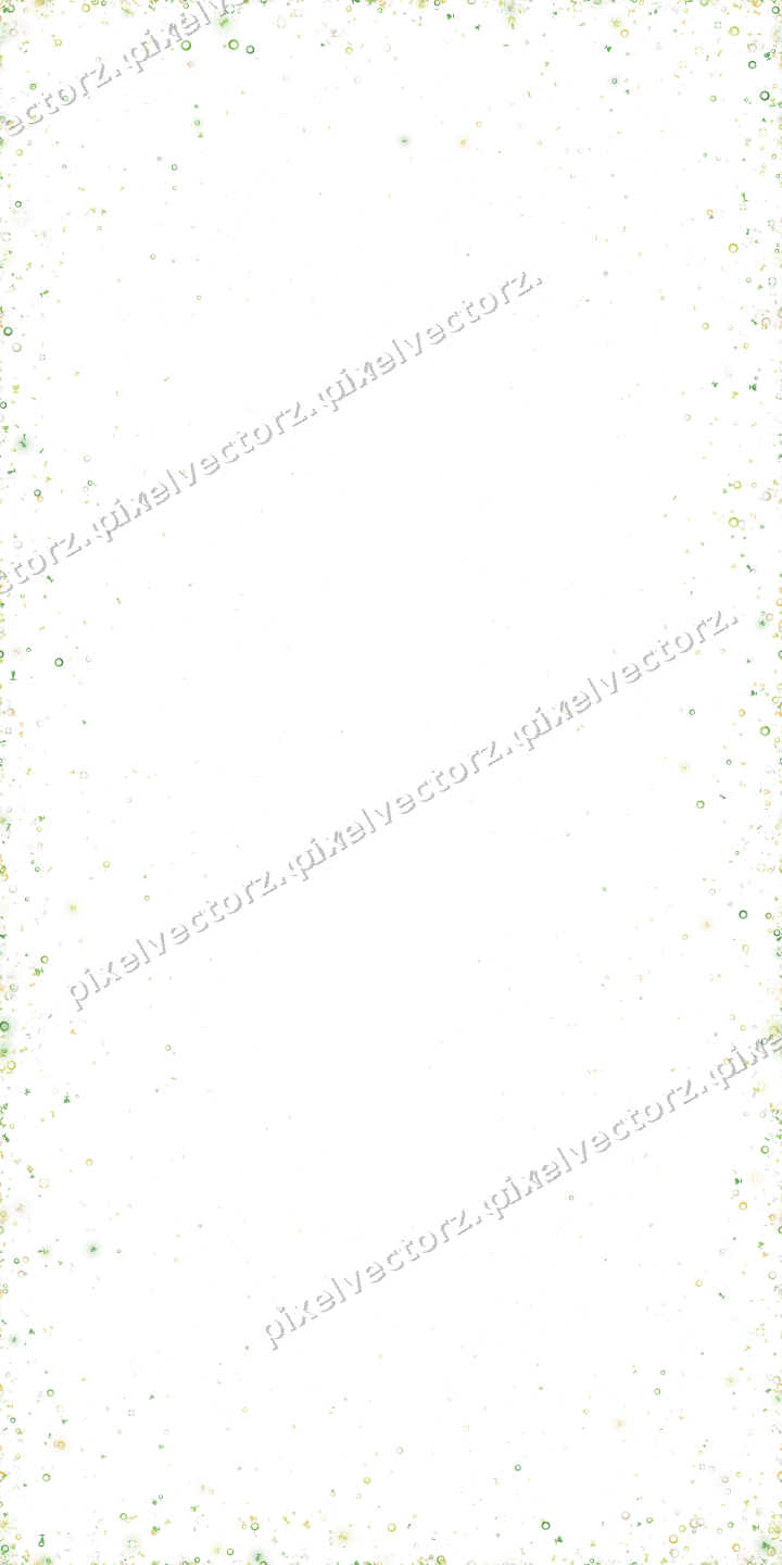 Nahtlose Glitzervignette in Limette und Gelb auf transparentem Grund